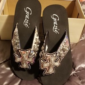 Grazie bling sandals